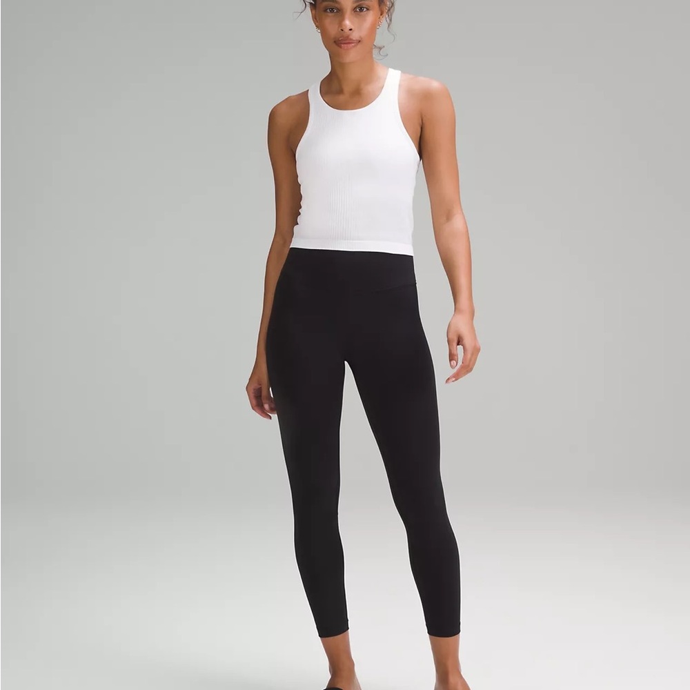 Black Lululemon 28" align legging size 4